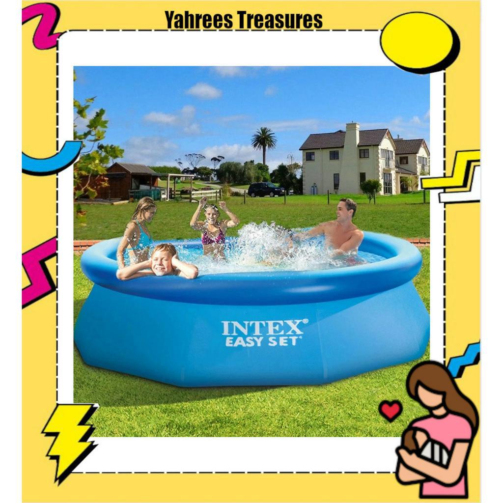 Inflatable Swimming Pool Family Big Size Intex Inflatable Pool Shopee