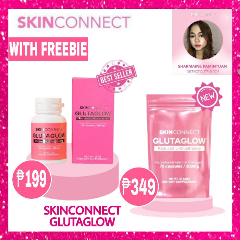 beauty GLUTA GLOW by SKIN CONNECT 33capsules/75capsules LEGIT 