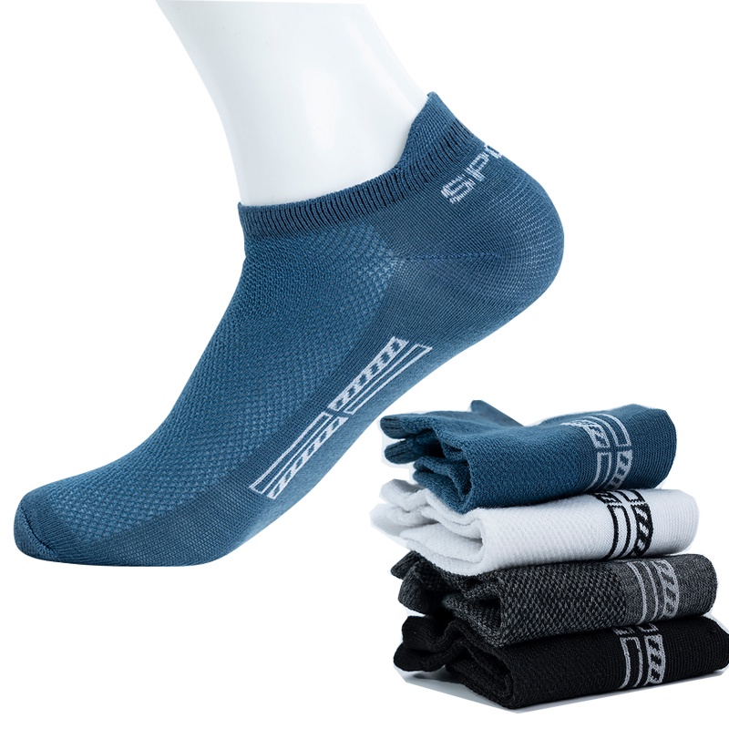 5 Pairs High Quality Men Ankle Socks Breathable Cotton Sports Socks ...