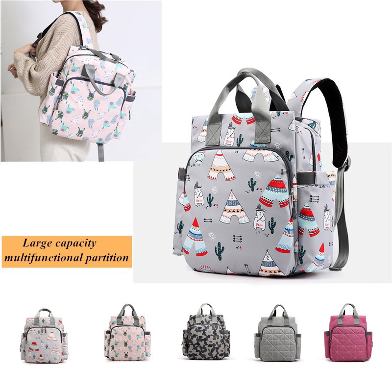 Diaper Bag Waterproof Multifunctional Mummy Bag Large Capacity