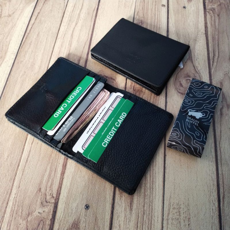 Simple 100% Genuine Cowhide Credit Card Atm Card Wallet, Mini/Small ...