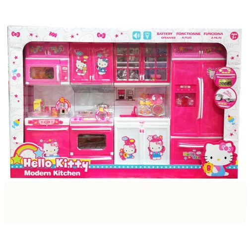 Modern kitchen cheap set hello kitty