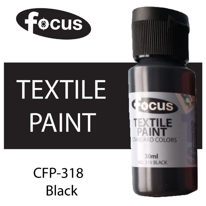 Focus Textile Fabric Paint 30ml Painting Colors Bottle Permanent