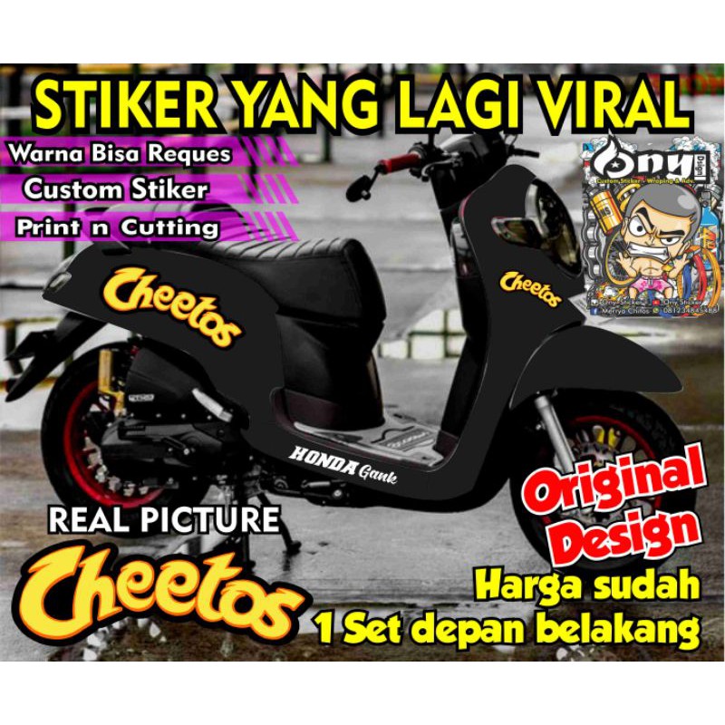 Scoopy Cheetos Striping Stickers, Scoopy 2023 Striping Stickers, Scoopy ...