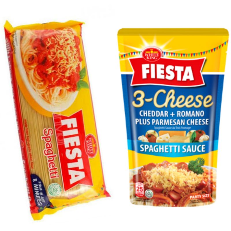 Fiesta Spaghetti Pasta and Spaghetti Sauce 800g1kg each with Eden