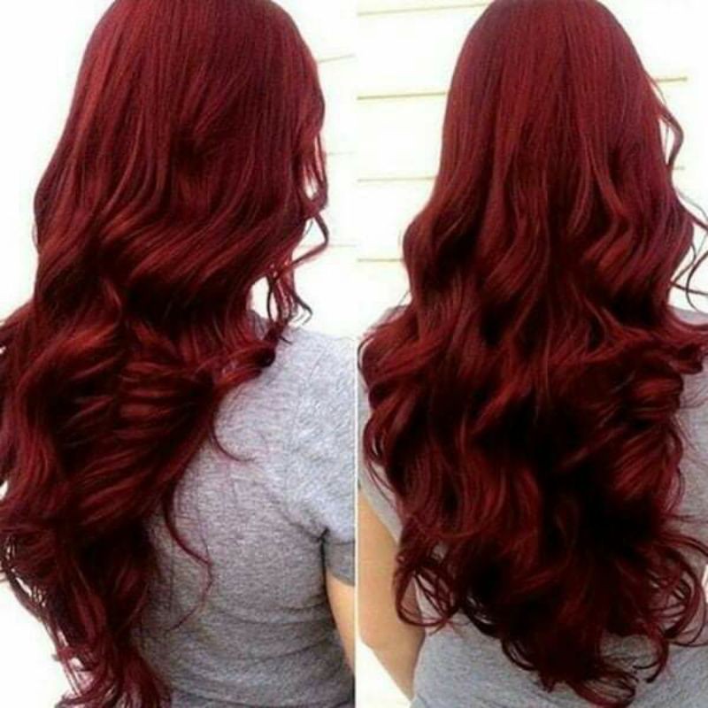 Wine Red Hair Color Hair Color (TOVCH COLOR) Shopee Philippines