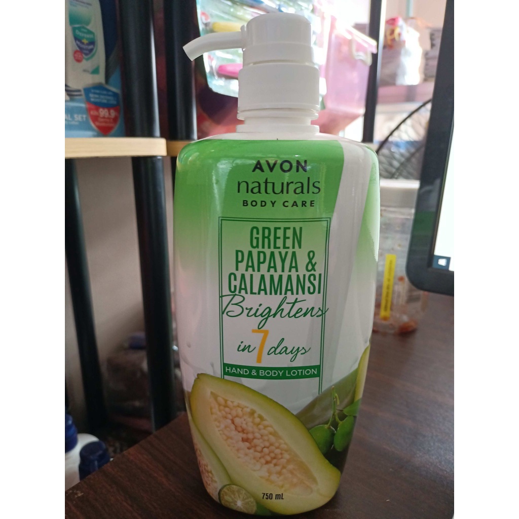 Avon Naturals Body Care Green Papaya & Calamansi Hand & Body Lotion 720