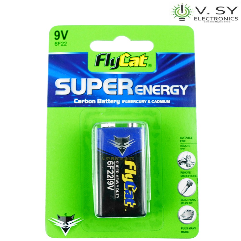9V DC Battery 6F22 0 Mercury 9 V 9VDC Shopee Philippines