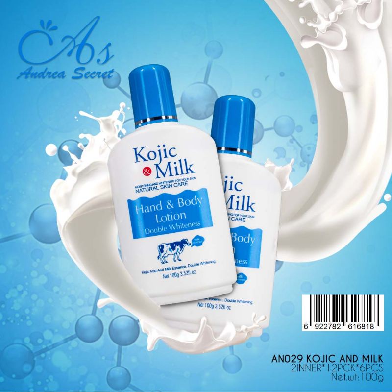 kojic & milk hand & body lotion moistening whitening 100g Shopee Philippines