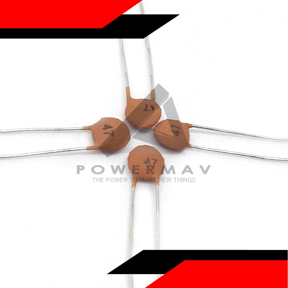 4pcs 47pf ceramic capacitor 50V 47 pf 4700 Ceramic Capacitor 50v 47pf ...