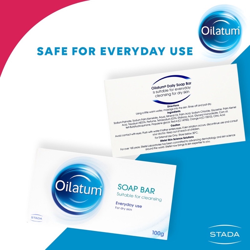 AUTHENTIC Stada Oilatum Bar Soap 100g Shopee Philippines