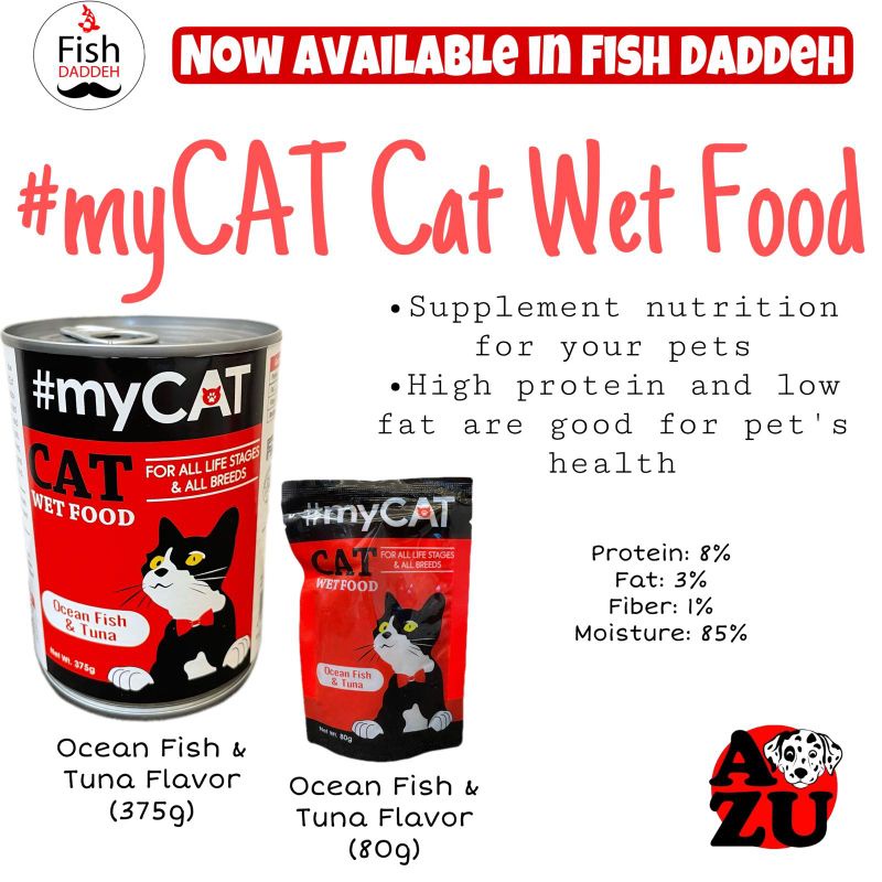 MyCat Cat Food Wet 375g 80g Shopee Philippines