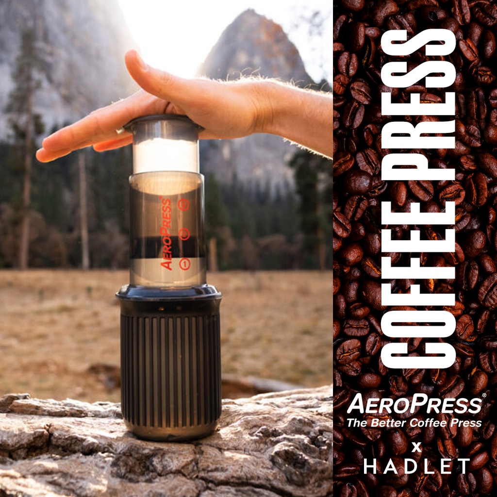 Aeropress Go Portable Coffee Press, 1-3 Cups (350 Filters Included ...