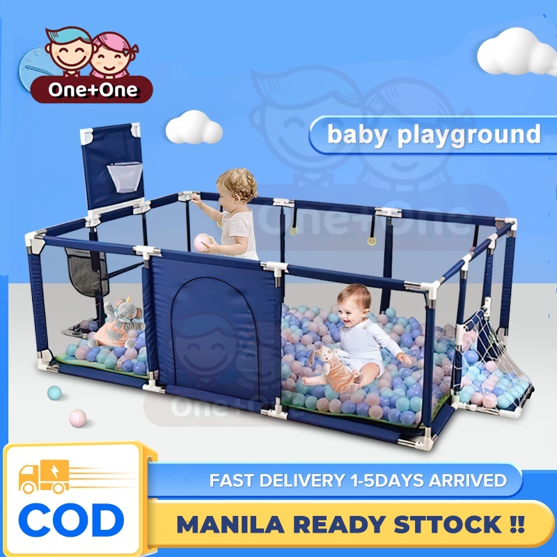 Rectangular Playpen Fence Pool Crib Fence Baby Playpen Kiddie Playpen ...
