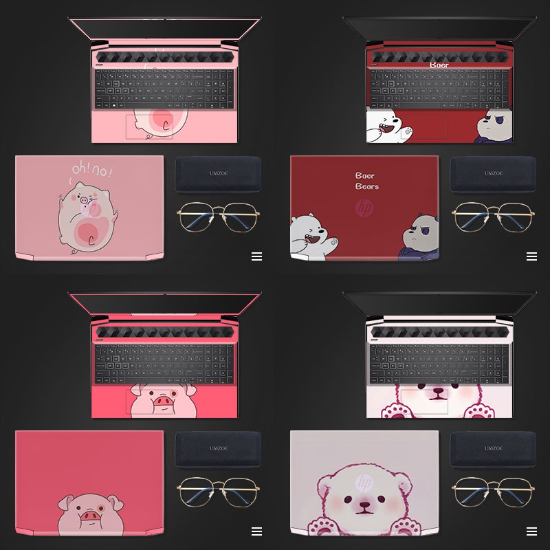 Diy Custom Animals Laptop Skin Sticker Cover for Notebook Laptop 11