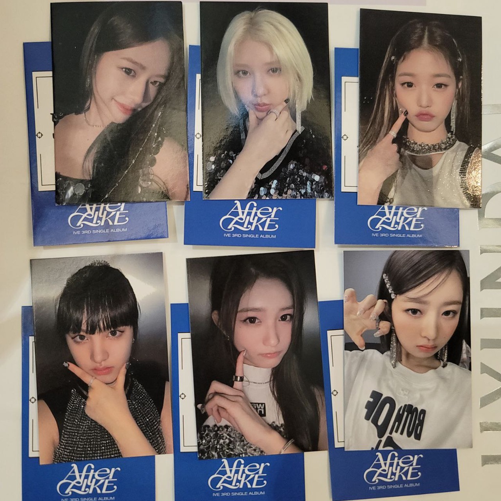IVE photocard Single Album [After Like] LUCKYDRAW MESSAGE PHOTOCARD ...