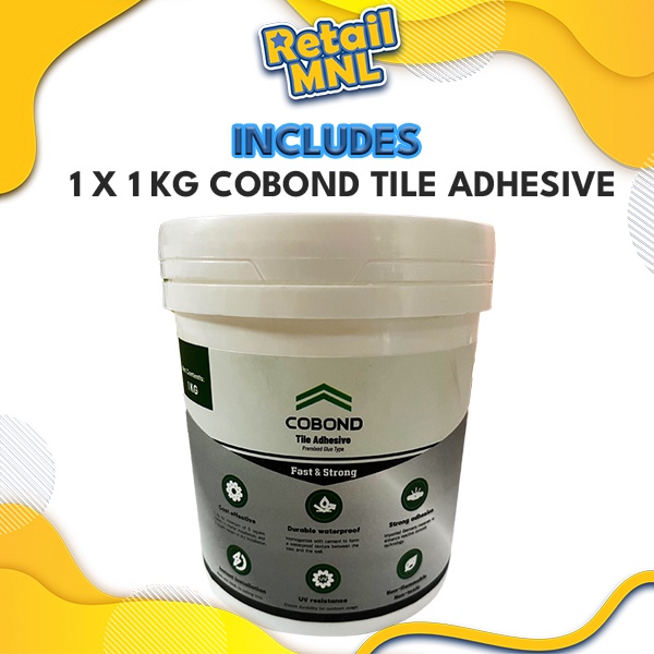 Retailmnl 1KG/5KG/20KG Cobond Tile Adhesive Premixed Glue Type | Shopee ...