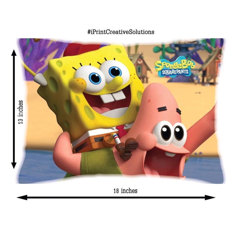 SPONGEBOB -Cartoon pillow toys BIG size 13x18 inches 037 | Shopee ...