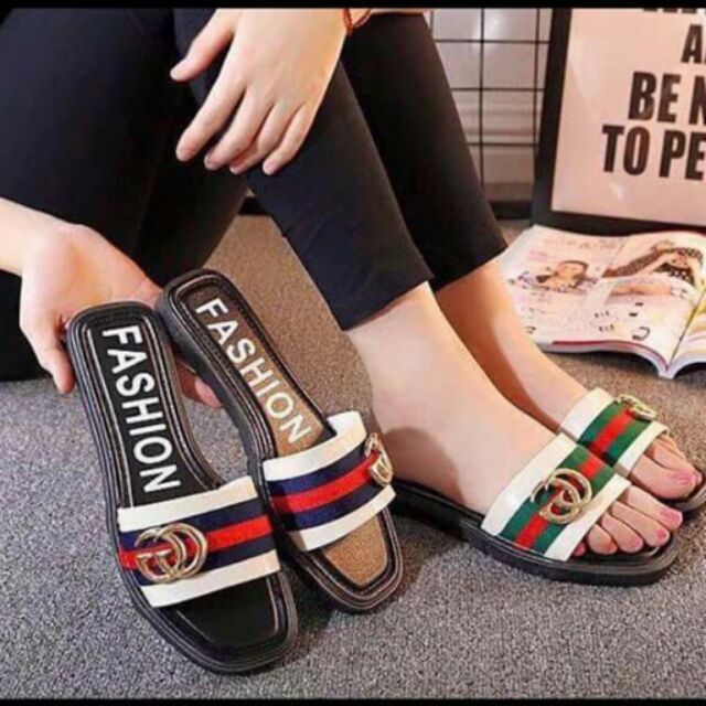 Gucci hot sale inspired slippers