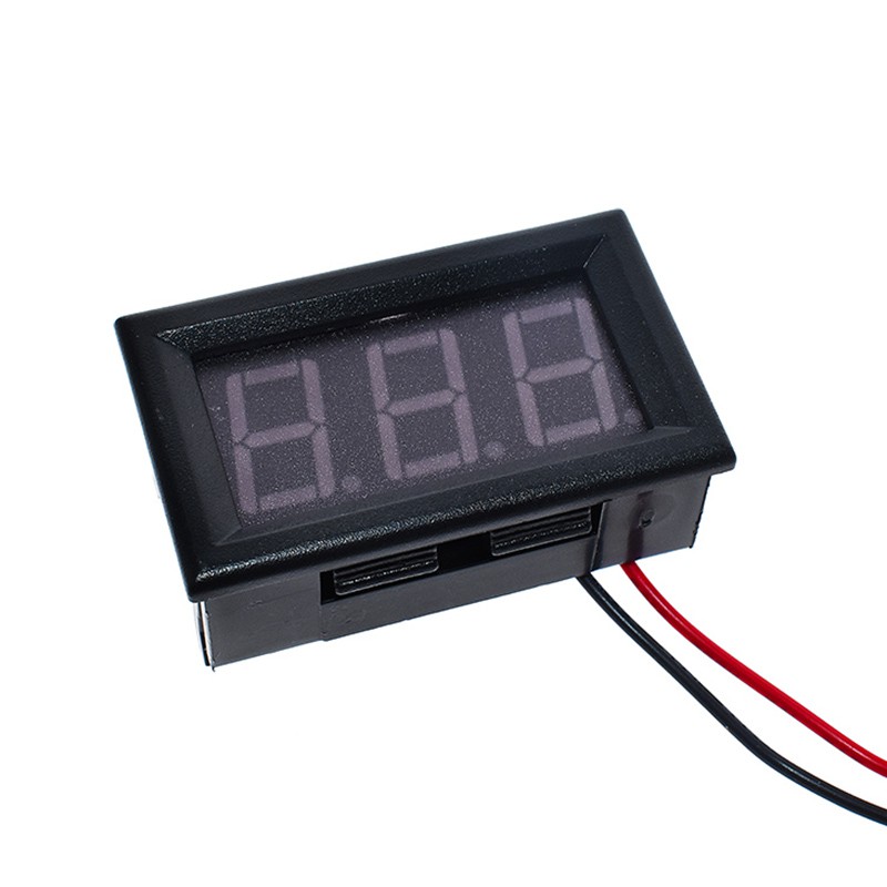 Mini Digital Voltmeter DC 4.5V to 30V Digital Voltmeter Voltage Panel ...