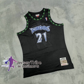 Kevin Garnett Minnesota Timberwolves Mitchell & Ness Hardwood Classics 1997-98 Authentic Jersey - Black
