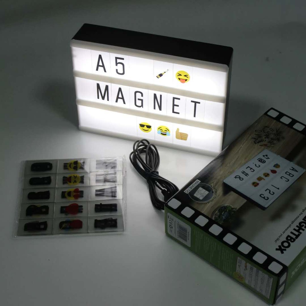 Creative Cinematic A5 LED Light Up Sign Box Lightbox | Shopee Philippines
