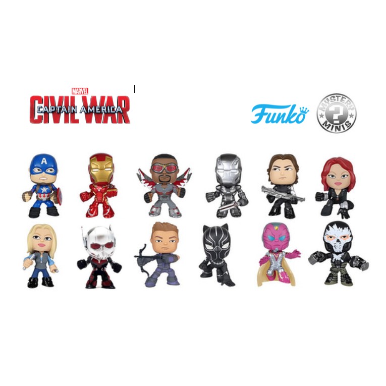 Captain america civil online war mystery minis