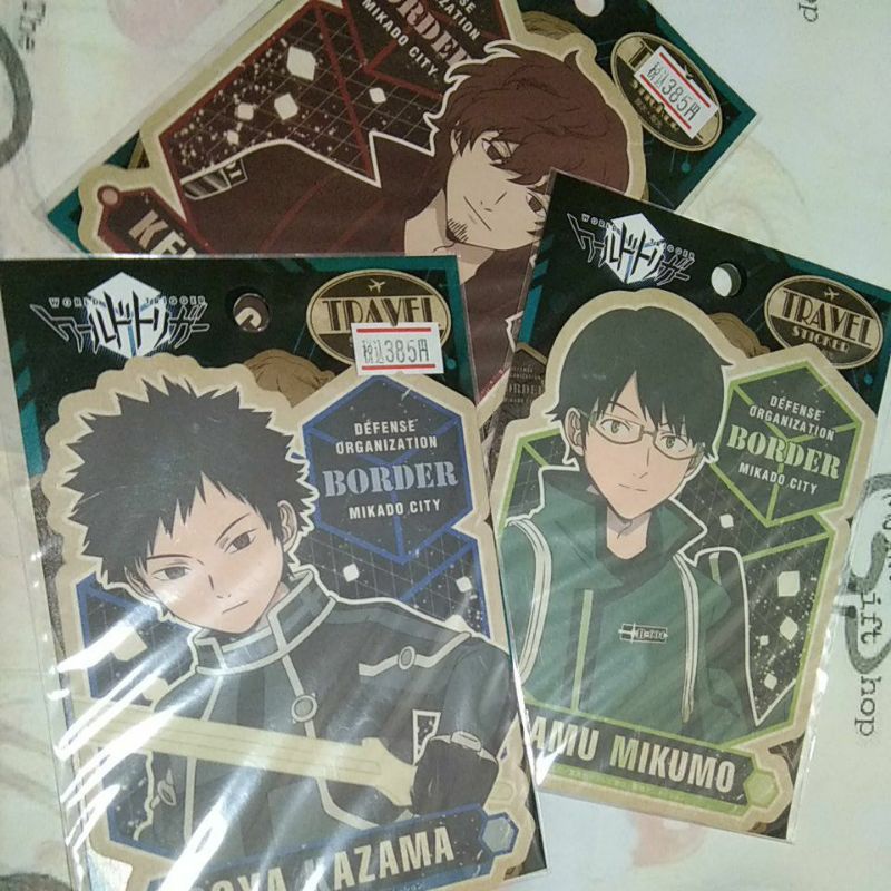 themushroomgiftshop WORLD TRIGGER Travel Sticker Anime | Shopee Philippines