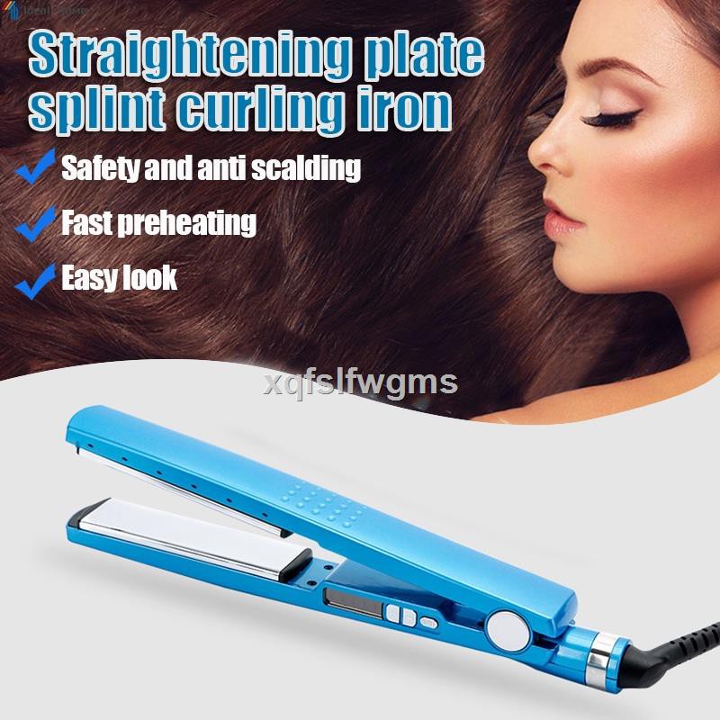 Hair Straightener Bangs Straight Splint Curler Wool Curl 2in1