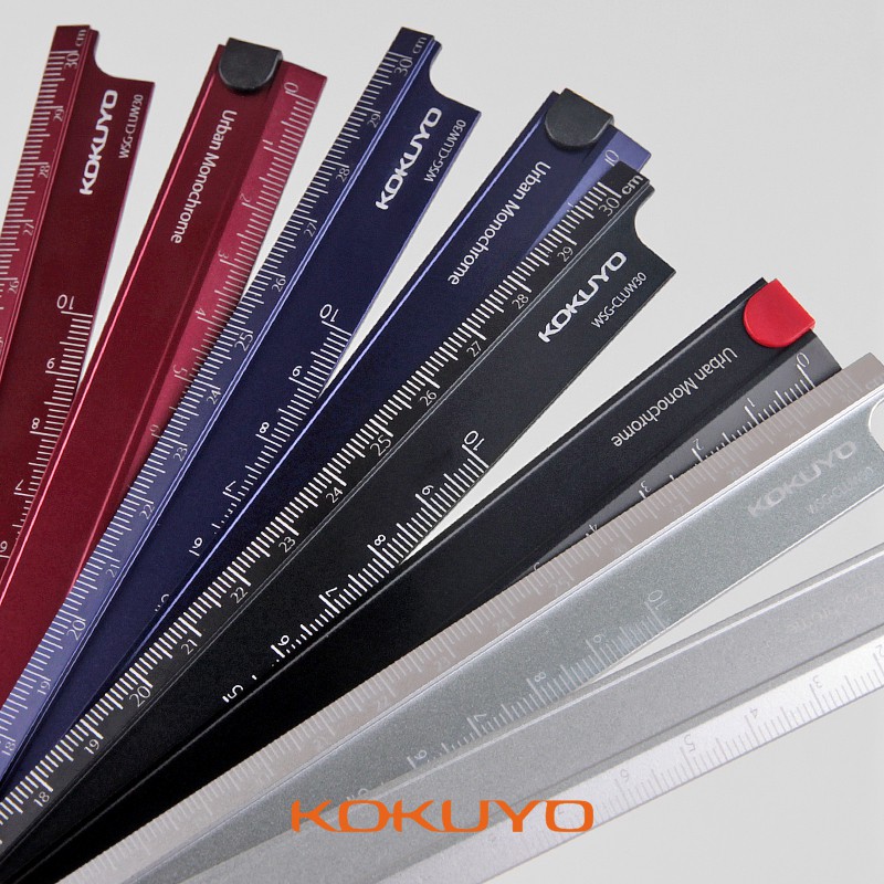 Kokuyo Metal Ruler 15/30cm Alumite Folding Ruler Engineering | Shopee ...