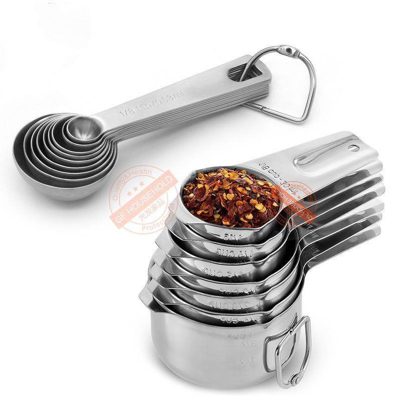 Measuring Spoon Round Measure Cup 1/16-1 Tbsp Bar Kitchen Baking Tablespoon  Tool Cooking Seasoning