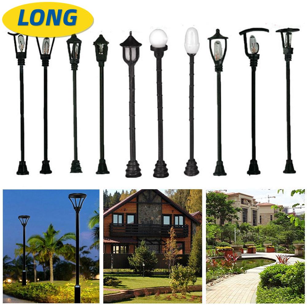 LONNGZHUAN 10pcs 1:100 Scale Model Street Lights 70mm Scenery Led Lamp ...