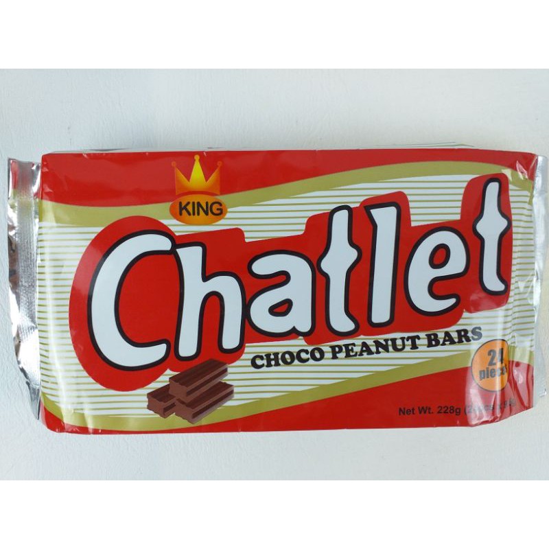 Chatlet Choco Peanut Bars 24 pieces Shopee Philippines