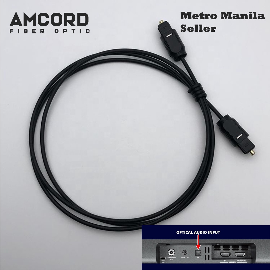 Optical Fiber Digital Audio Cable Toslink to Toslink Soundbar