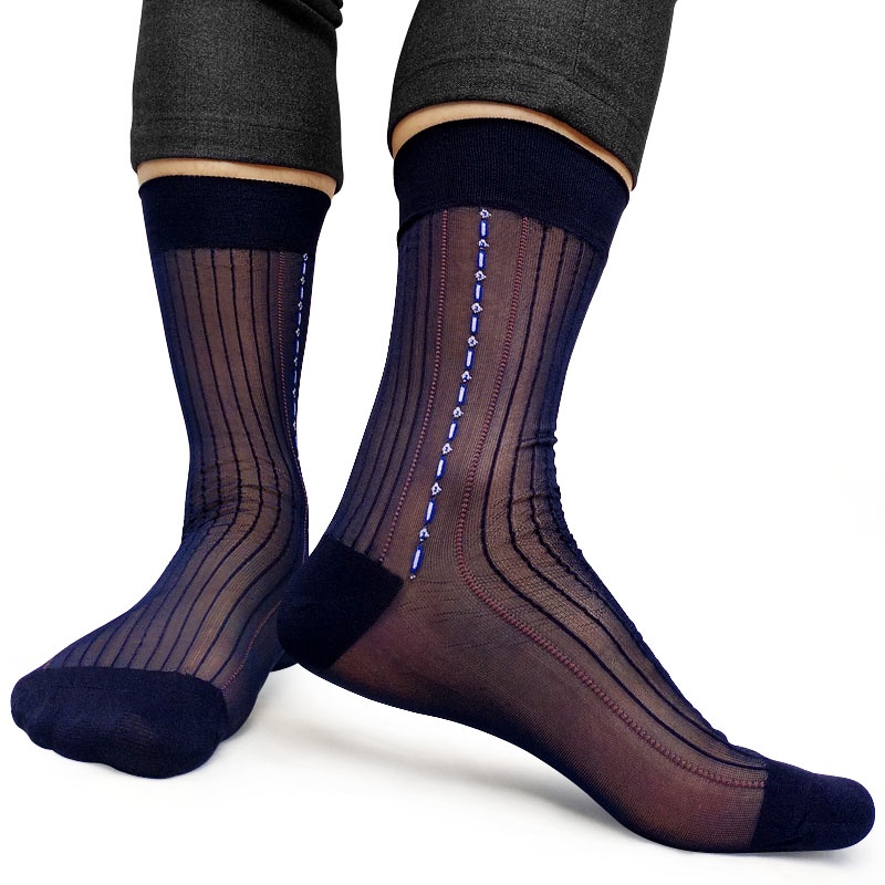 Buy Men's Pure Silk Socks Solid Color Silk Socks Plain Color Silk