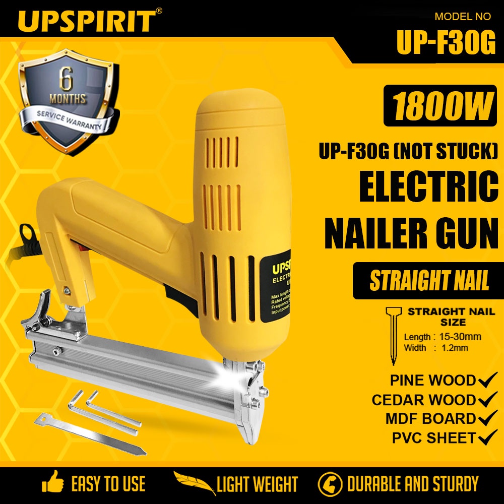 UPSPIRIT(6Months Warranty)1800W Electric Nail Gun Woodworking Furniture