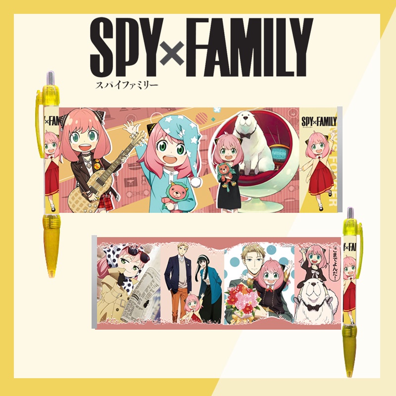 Spy X Family Ballpoint Pen Anime Stationery Student Biros School ...