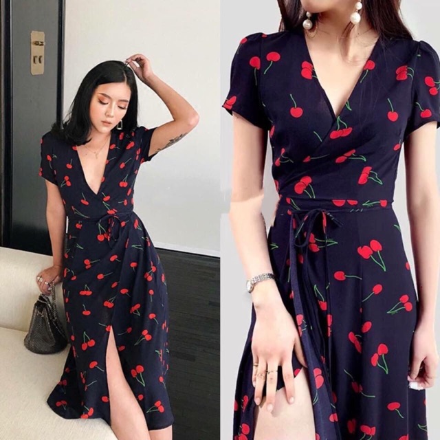 Shopee store wrap dress