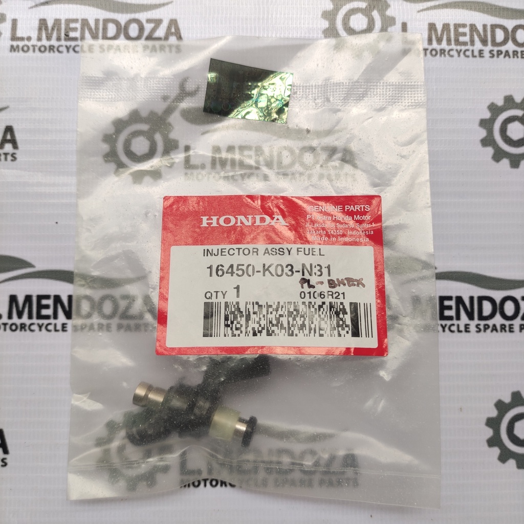 Honda Beat v1 v2 Fi XRM 125Fi RS 125Fi Fuel Injector Assembly Genuine ...
