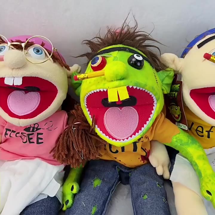 2024new！Cartoon Jeffy Puppet Plush Toys /Zhu Chenglong/chef pp/joseph ...