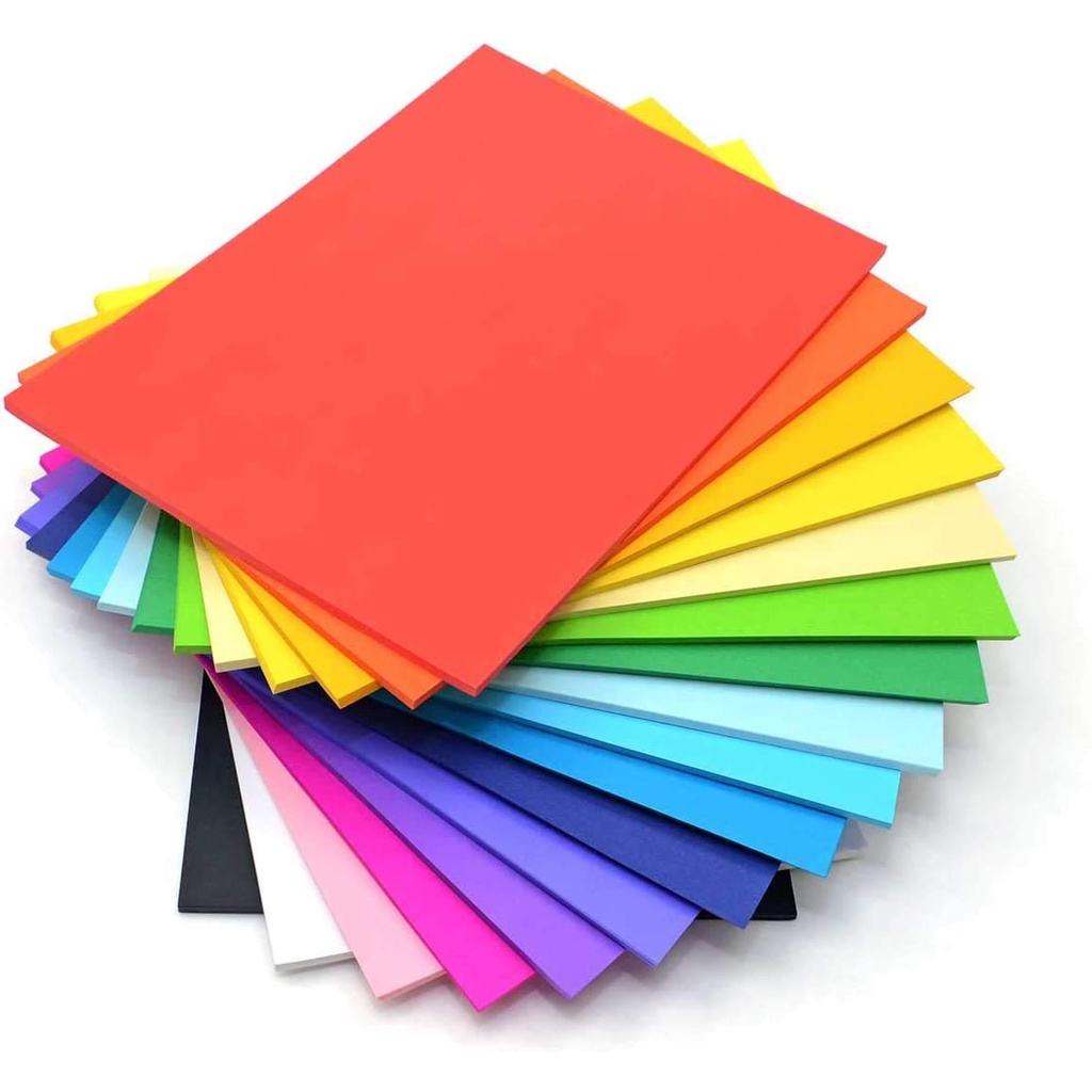 250 Sheets Long Short A4 Colored Paper Color Paper Diy Multi Purpose Assorted Colors Shopee 3635