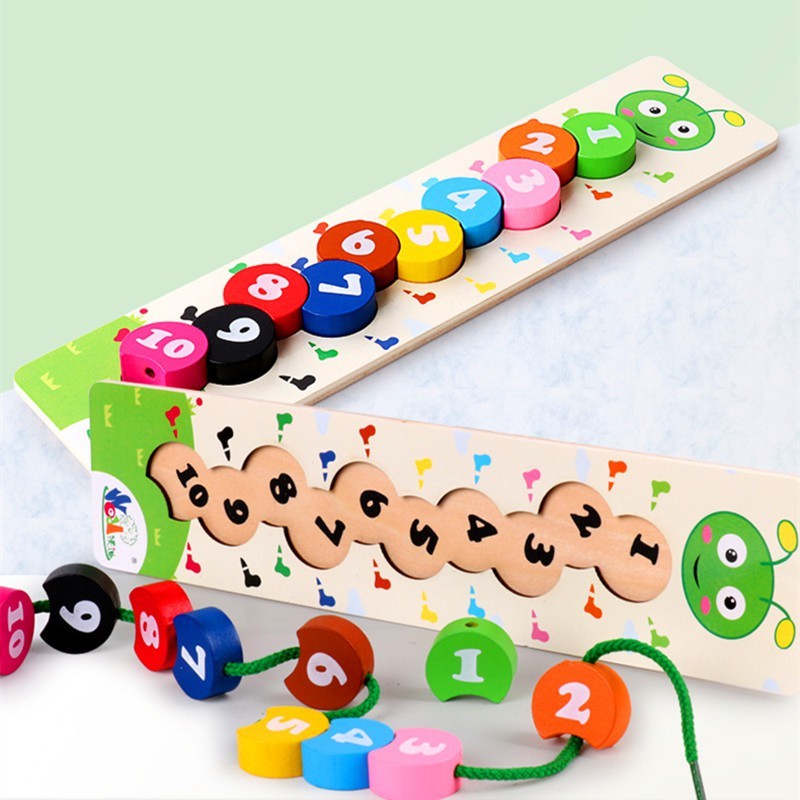 Cute worm-shaped number block puzzle for children | Shopee Philippines