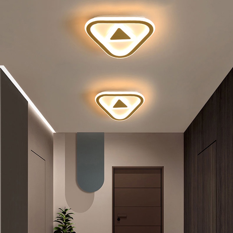 Modern Simple Triangle Led Ceiling Light For Living Room Corridor ...