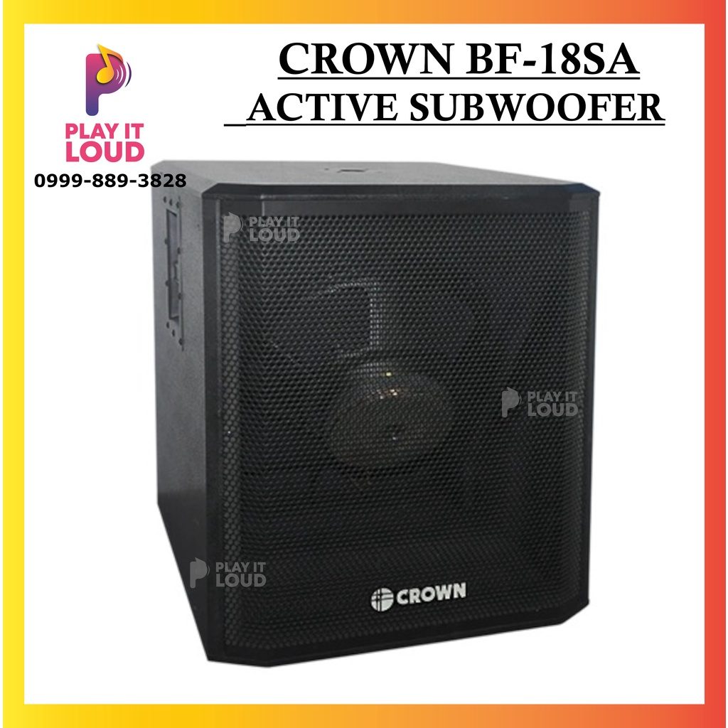 Crown hot sale active subwoofer