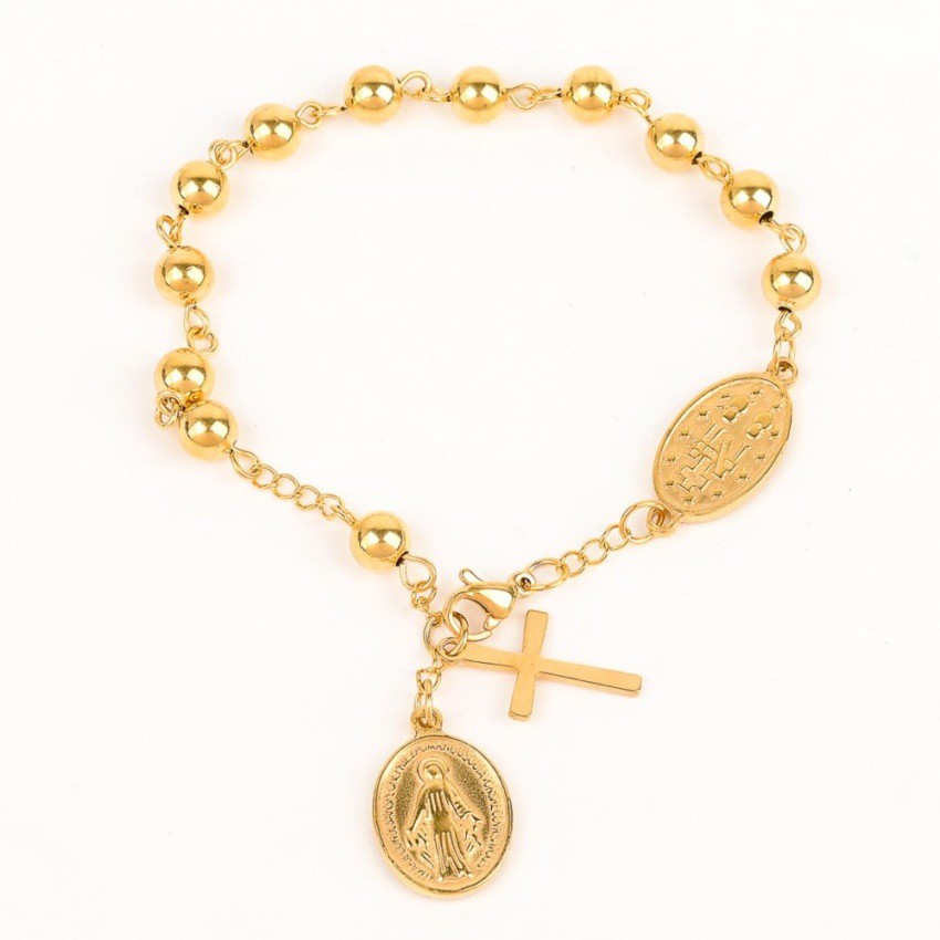 Catholic on sale bracelets gold