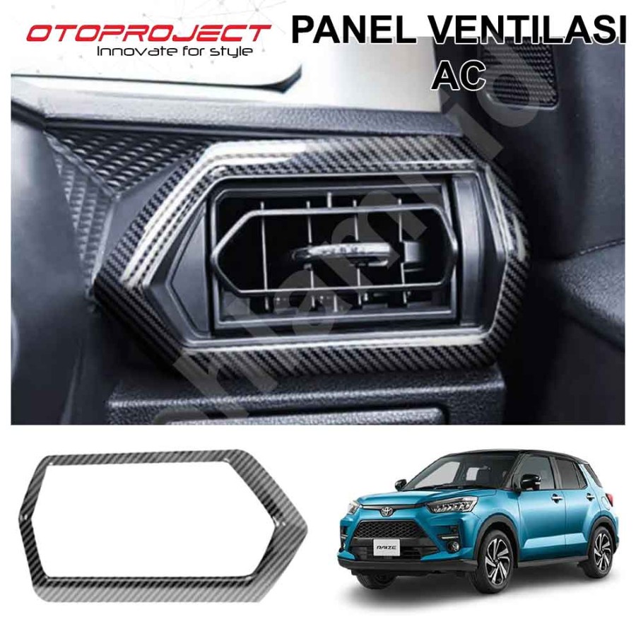 Raize ROCKY AC Hole Panel Otoproject Cover Carbon AC Vent Kn-Kr ...