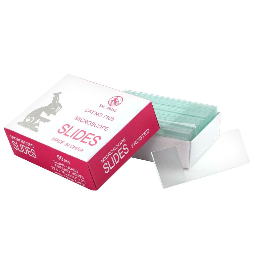 Laboratory Glass Microscope Slides FROSTED CAT NO. 7105 72PCS/BOX Shopee Philippines