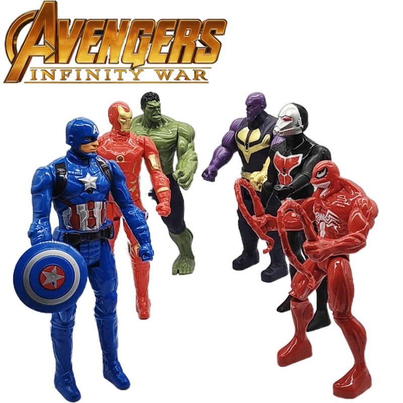 Marvel League of Legends Model Toy Avengers Spider-Man Hulk Thanos