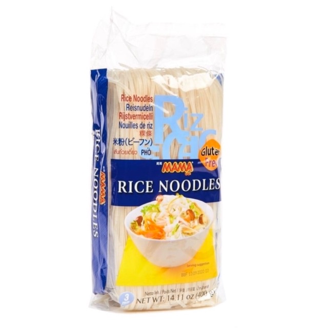 Mama Rice Noodles Gluten Free 3mm From Thailand (400g) Shopee