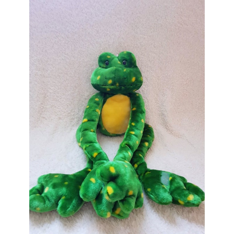 Preloved Green Frog Stuffed Toy